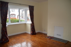 walls and ceiling decorating, curtain rail hanging.