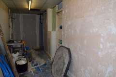 kitchen corredor to be converted into lounge area.