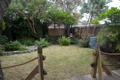 garden tidy after being overgrown,